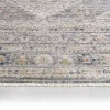 Tapete Exterior Teja Medallón Vintage en Beige y Gris