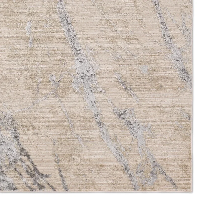 Tapete Zen Vetas de Mármol en Beige y Gris