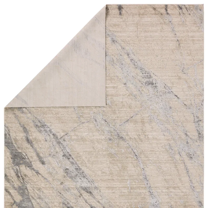Tapete Zen Vetas de Mármol en Beige y Gris