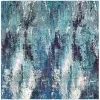 oasis abstracto en azul