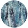 oasis abstracto en azul