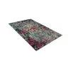 oasis con manchas azul y rojo