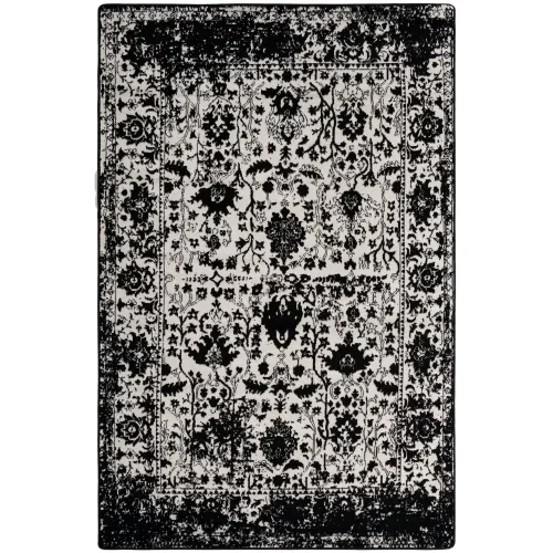 oregon floral en negro y blanco