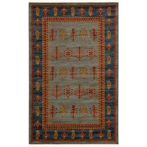 persa tribal pictorico en azul claro