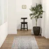Tapete Posada Minimedallones Suroeste en Gris y Beige