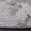 Tapete Prado de Ramas Dispersas en Gris con Negro