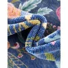 Tapete Primavera Rosas Jardín en Azul, detalle 8