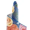Tapete Primavera Rosas Jardín en Azul, detalle 9