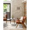 Tapete Prisma Columnas y Rombos en Marfil
