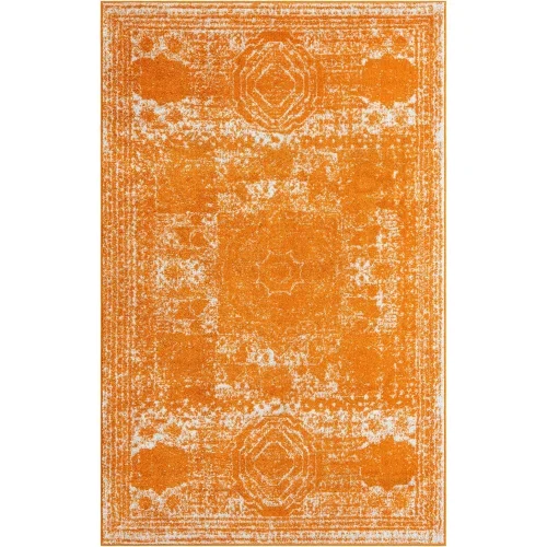 prismatico medallon en naranja