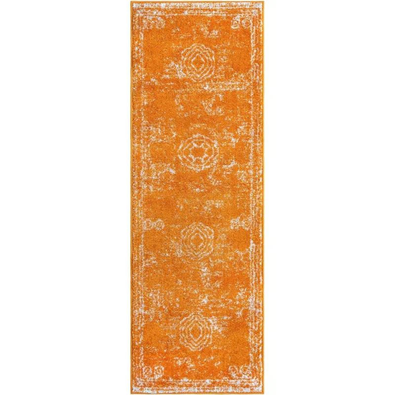 prismatico medallon en naranja