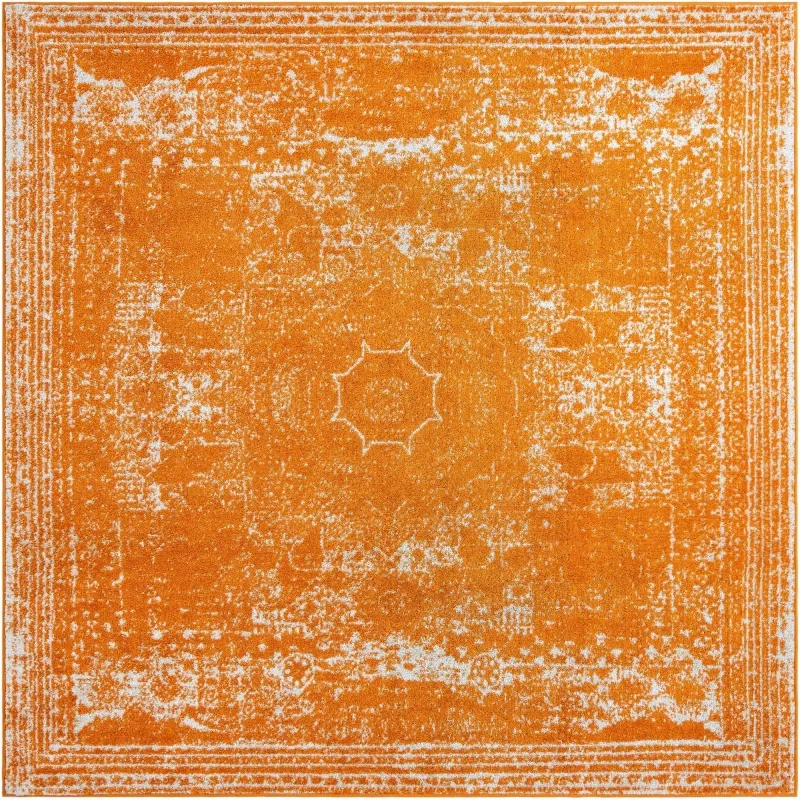prismatico medallon en naranja