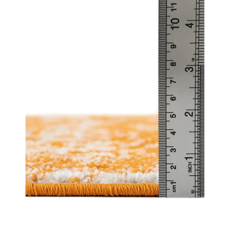 prismatico medallon en naranja
