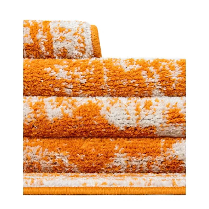 prismatico medallon en naranja