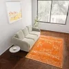 prismatico medallon en naranja