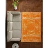 prismatico medallon en naranja