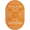 prismatico medallon en naranja