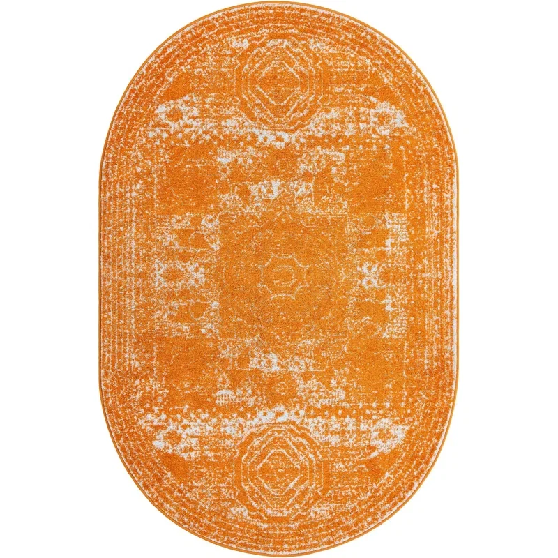 prismatico medallon en naranja