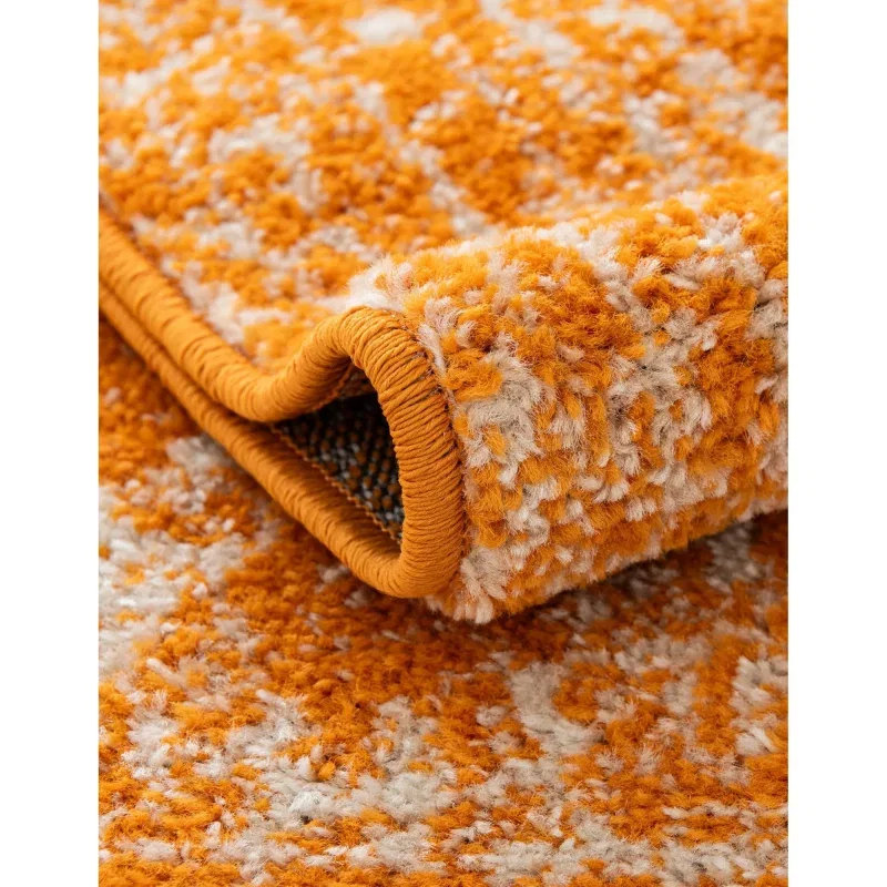 prismatico medallon en naranja