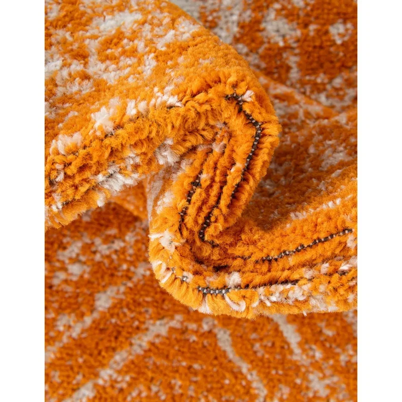 prismatico medallon en naranja
