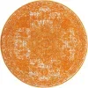 prismatico medallon en naranja