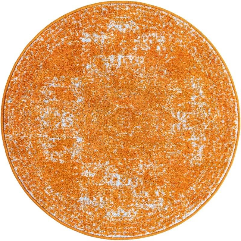 prismatico medallon en naranja