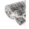 shag nordico enrejado en gris