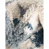 shag nordico facetas en azul
