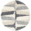 shag nordico facetas en gris