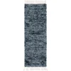 shag nordico jaspeado en azul