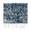 shag nordico jaspeado en azul