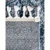 shag nordico jaspeado en azul
