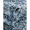 shag nordico jaspeado en azul