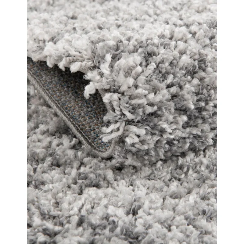 shag nordico jaspeado en gris