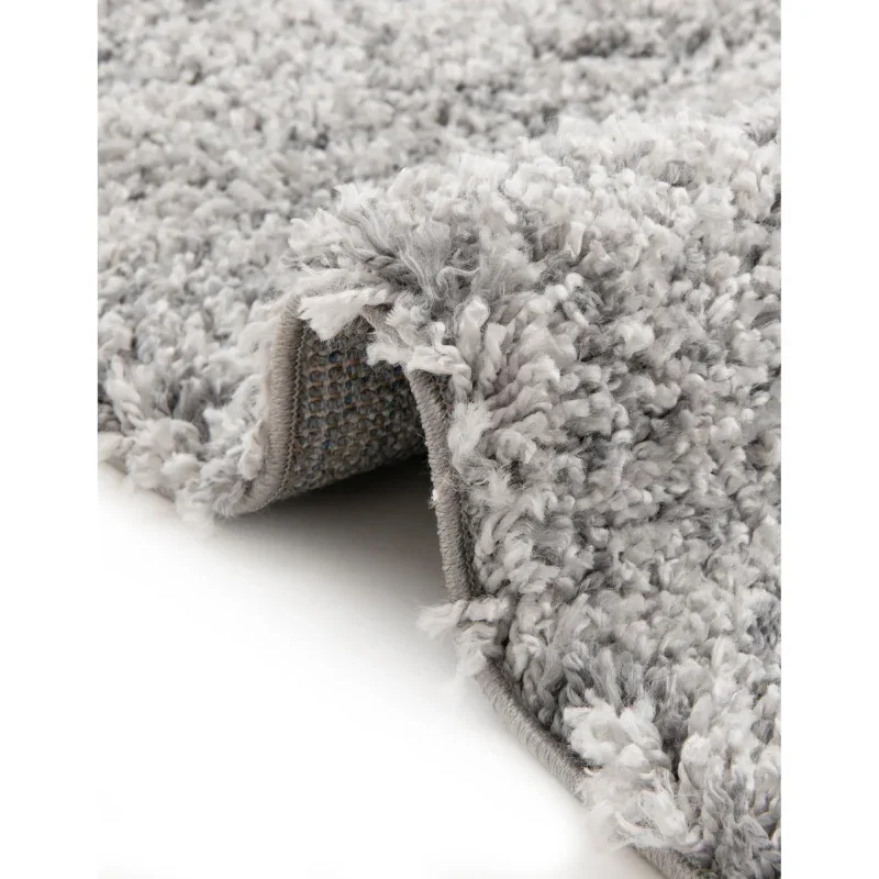 shag nordico jaspeado en gris