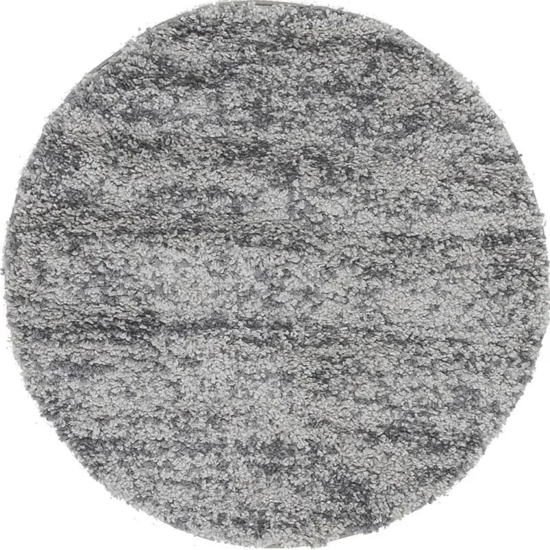 shag nordico jaspeado en gris