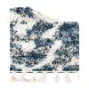 shag nordico rombos en azul