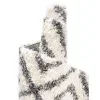 shag nordico rombos en marfil