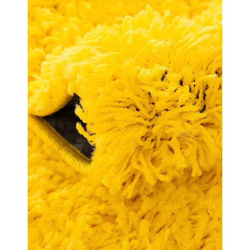 shag solido en amarillo solar
