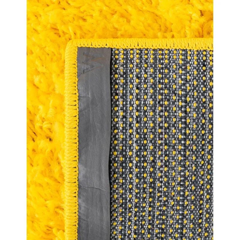 shag solido en amarillo solar