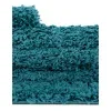 Tapete Shag Solido en Azul Aqua