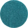 Tapete Shag Solido en Azul Aqua