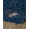 Tapete Shag Solido en Azul Zafiro