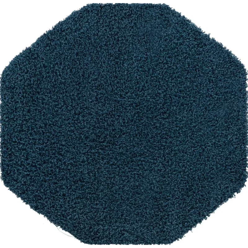 shag solido en azul zafiro
