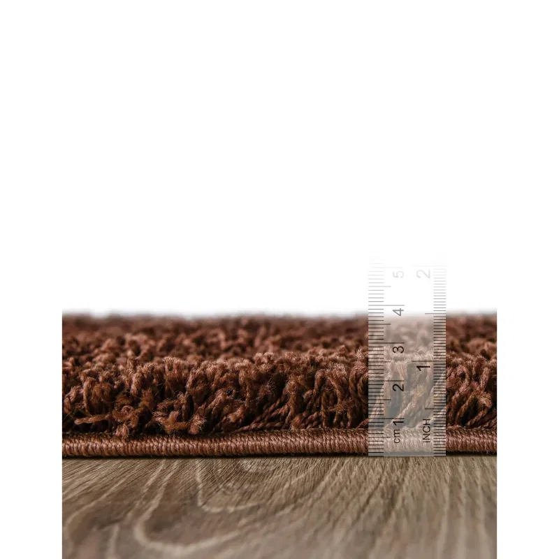 shag solido en chocolate