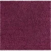Tapete Shag Solido en Morado Berenjena