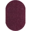 Tapete Shag Solido en Morado Berenjena