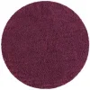 Tapete Shag Solido en Morado Berenjena