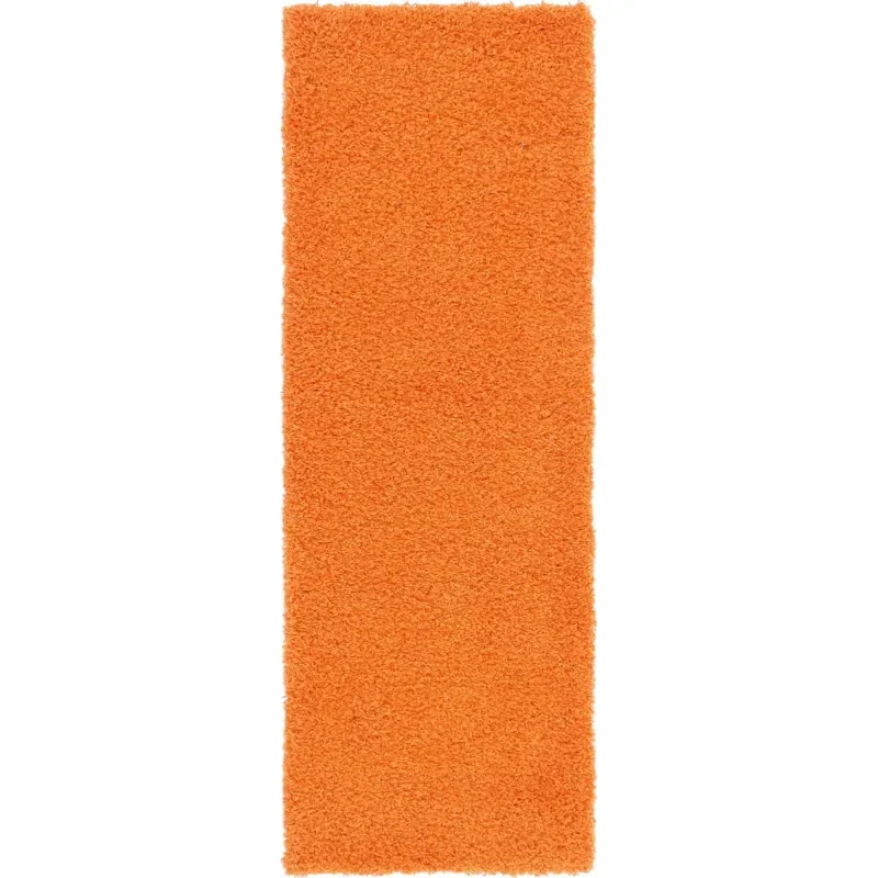 shag solido en naranja tigre
