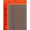 Tapete Shag Solido en Naranja Tigre